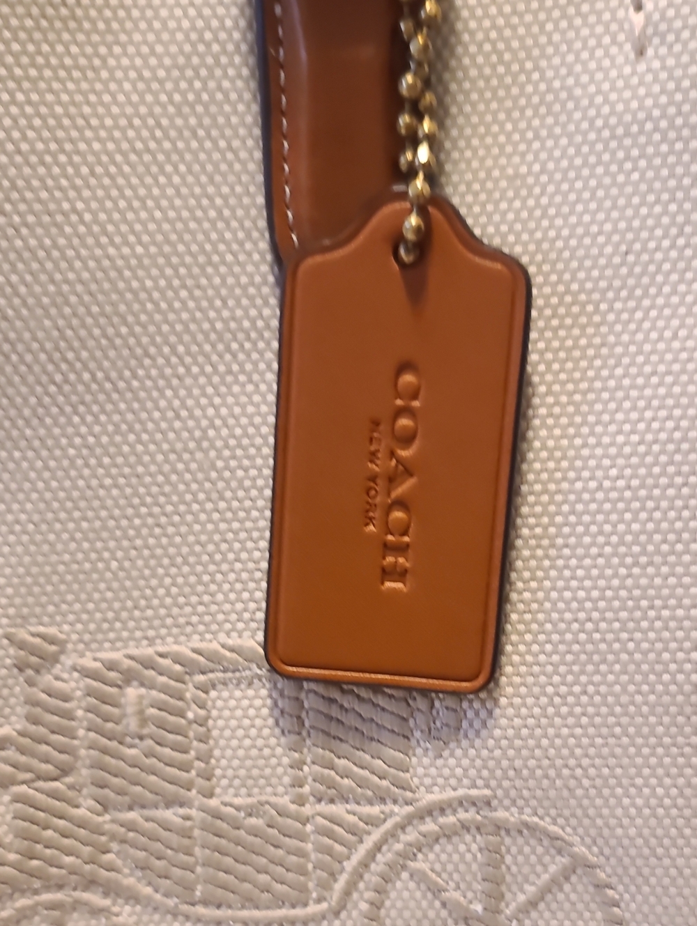 Coach Canvas Tote - Picture 9 of 9